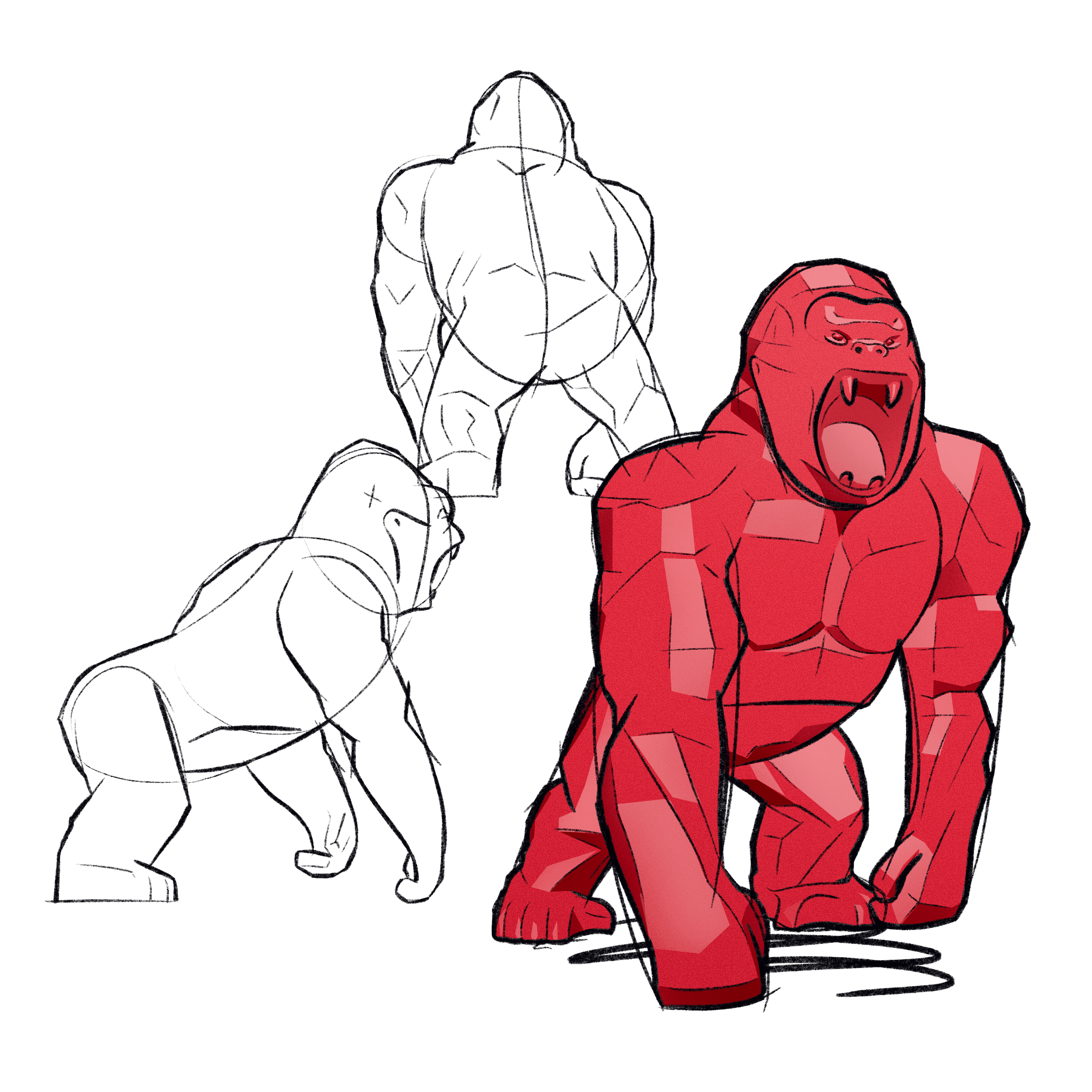 Croquis du Wild Kong Origin